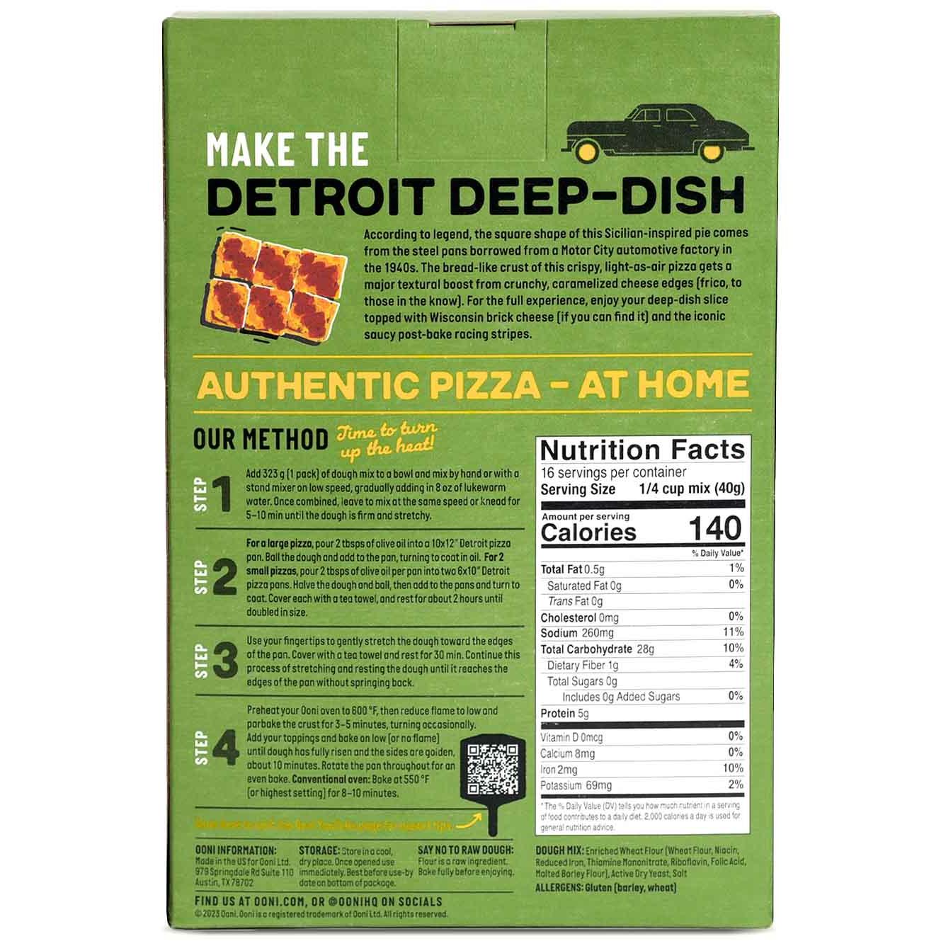 Ooni Detroit-Style Pizza Dough Mix (25.8oz) UU-F00066 IMAGE 3