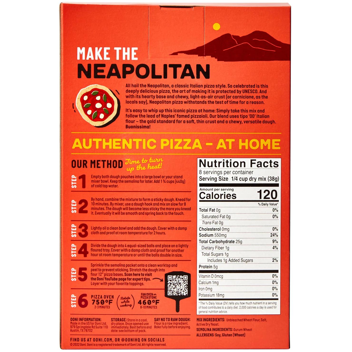 Ooni Neapolitan Pizza Dough Mix (25.8oz) UU-F00069 IMAGE 2