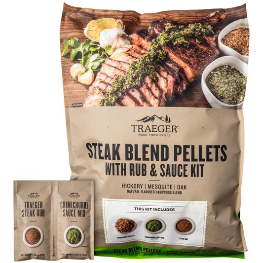 Traeger Steak Blend Pellet Kit PEL355 IMAGE 1