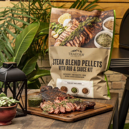 Traeger Steak Blend Pellet Kit PEL355 IMAGE 2