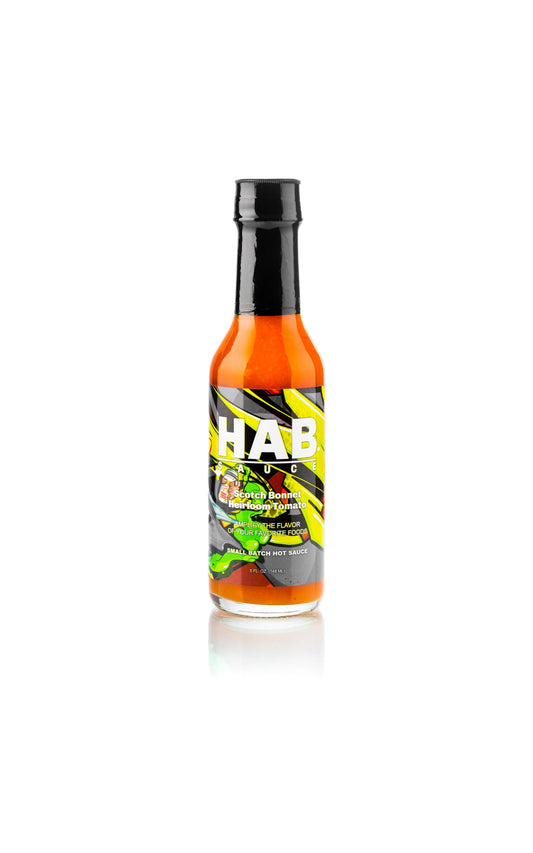 HAB Sauce - 22/23' Scotch Bonnet x Heirloom Tomato HAB Sauce Hot Sauce