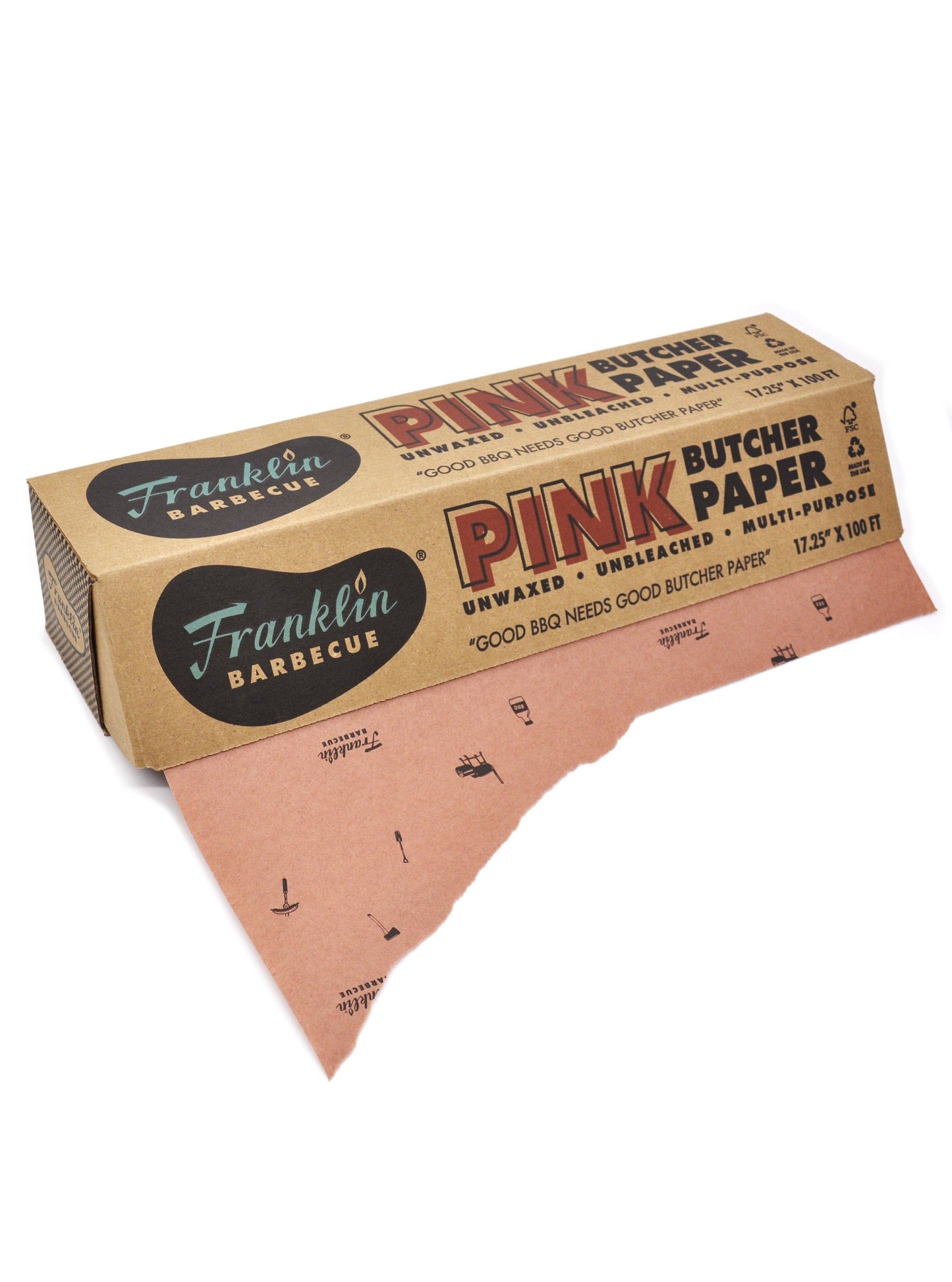 Franklin Barbecue - Pink Franklin Barbecue Butcher Paper 100Ft