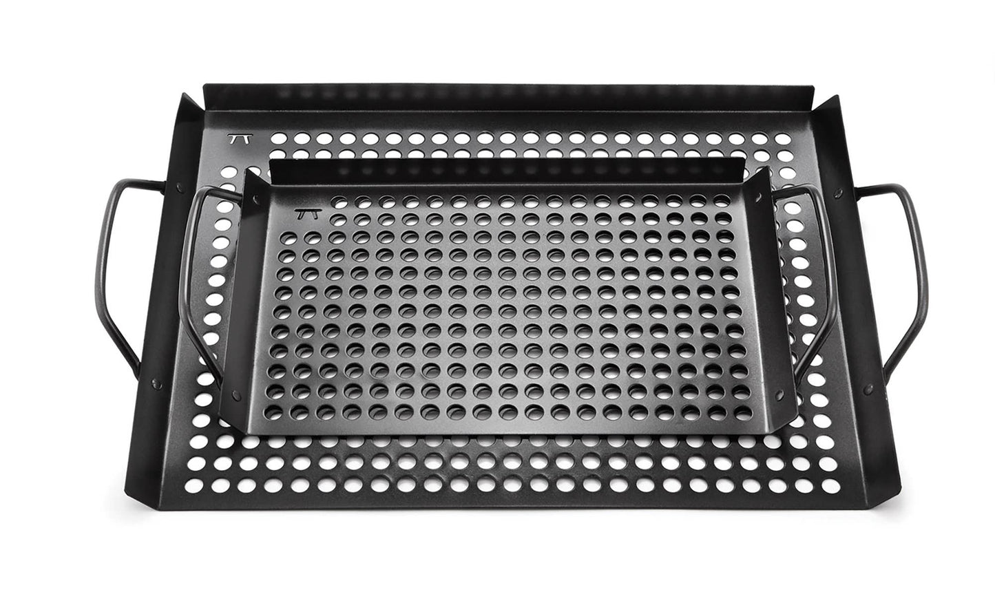 Fox Run Brands - Outset Non-Stick Grilling and BBQ Grid, Set of 2, Black