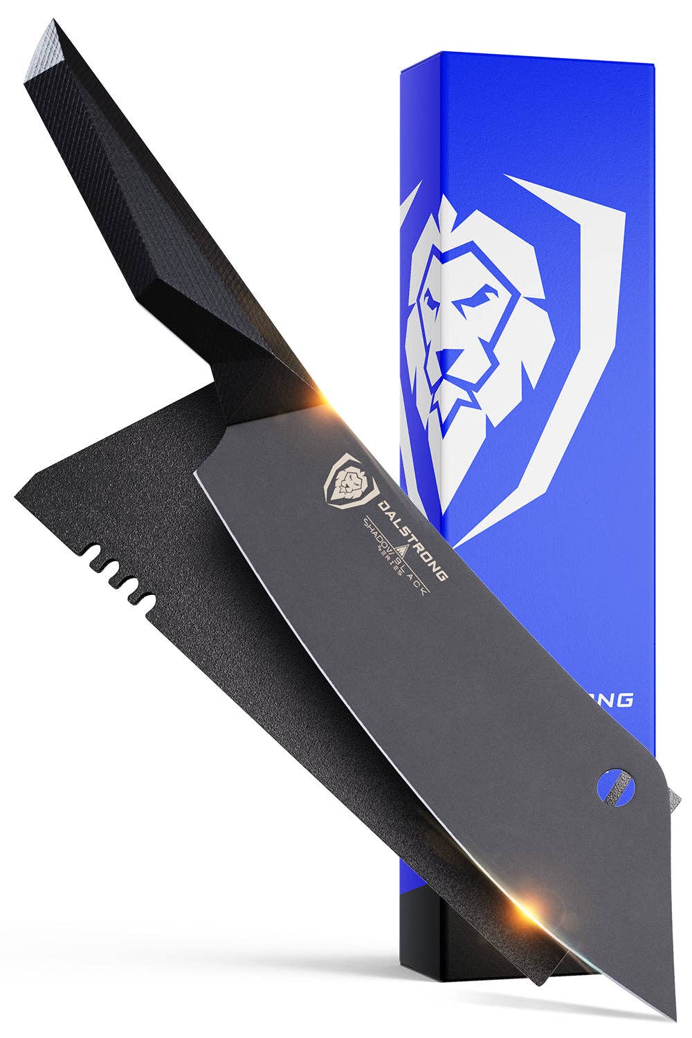 Dalstrong - Chef's Knife-Cleaver Hybrid 8" | Crixus | Shadow Black Series | NSF Certified | Dalstrong ©