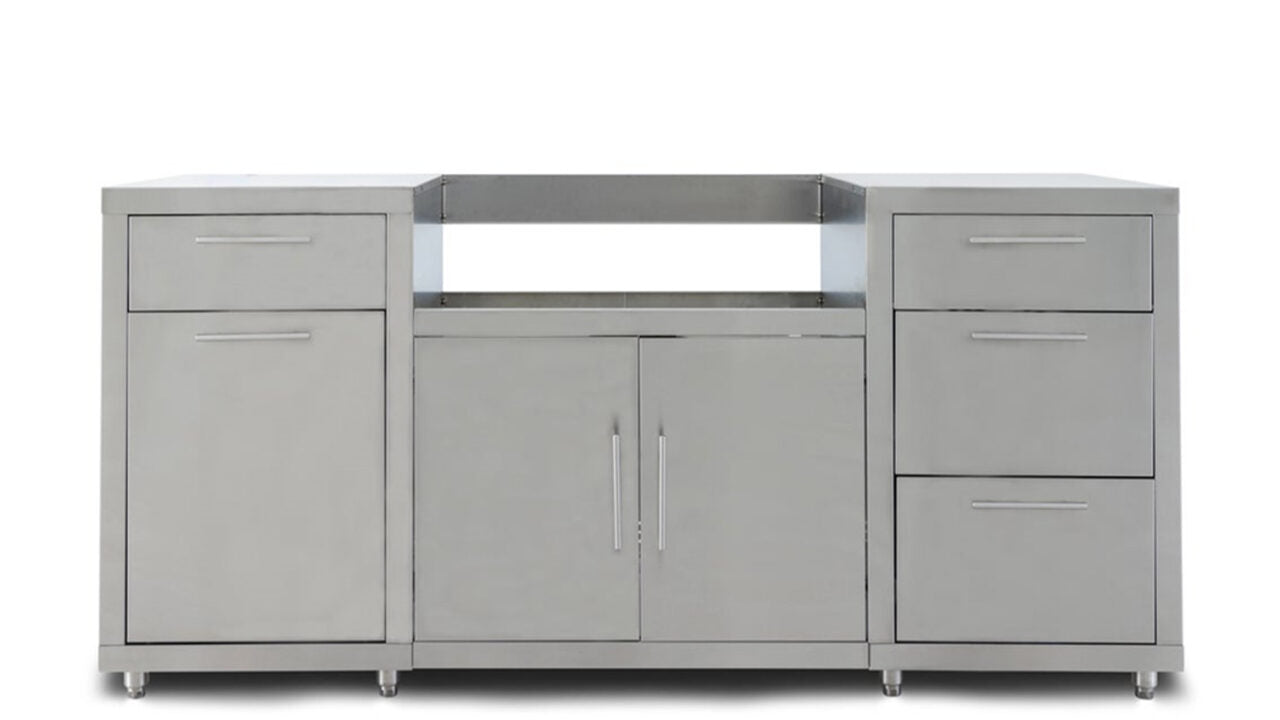 Blaze Stainless Steel Island