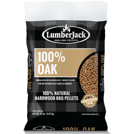 Lumberjack 100% Oak Pellets - 20lbs
