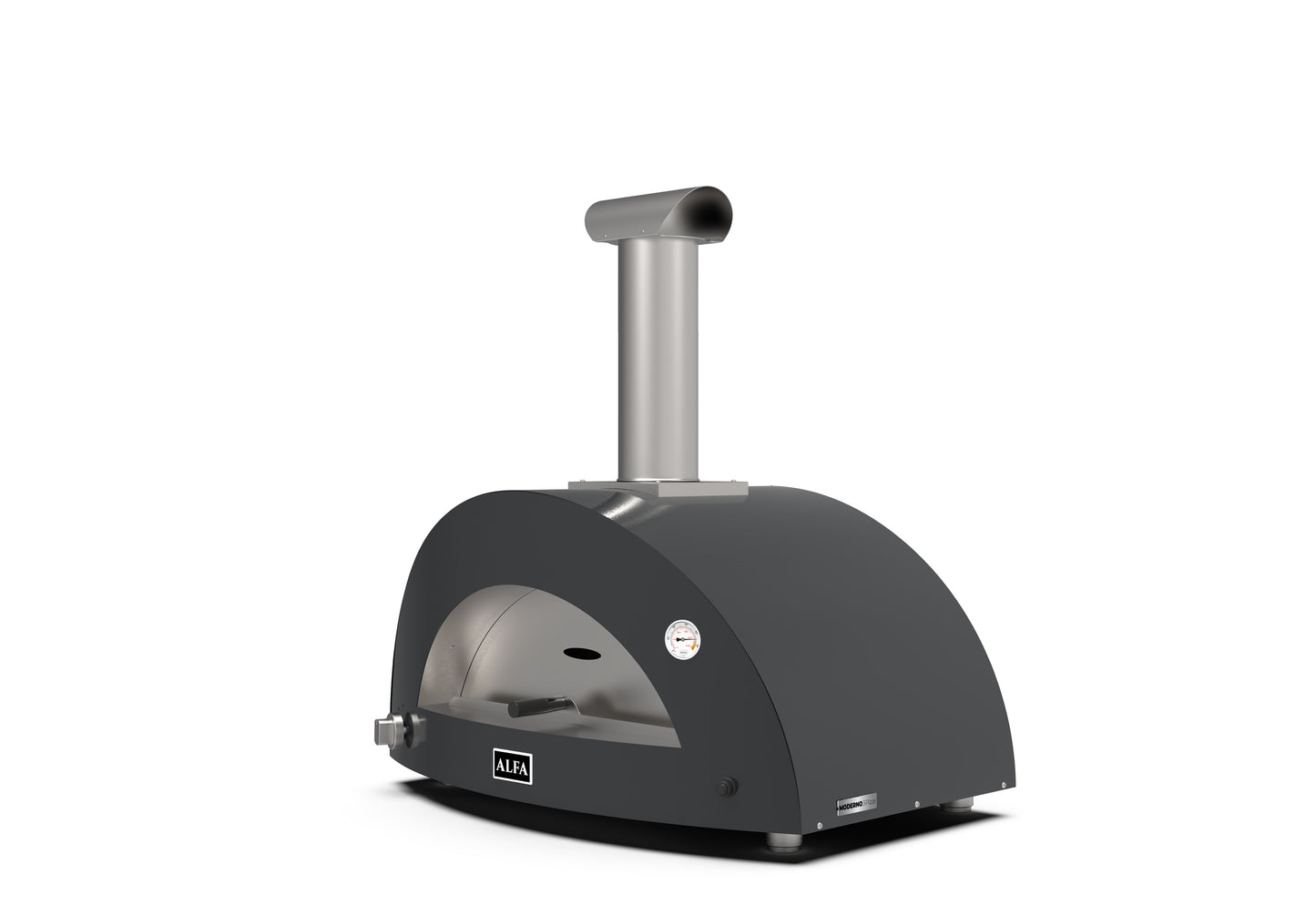 Alfa Moderno 3 Pizzas Outdoor Pizza Oven Anthracite Grey -LP