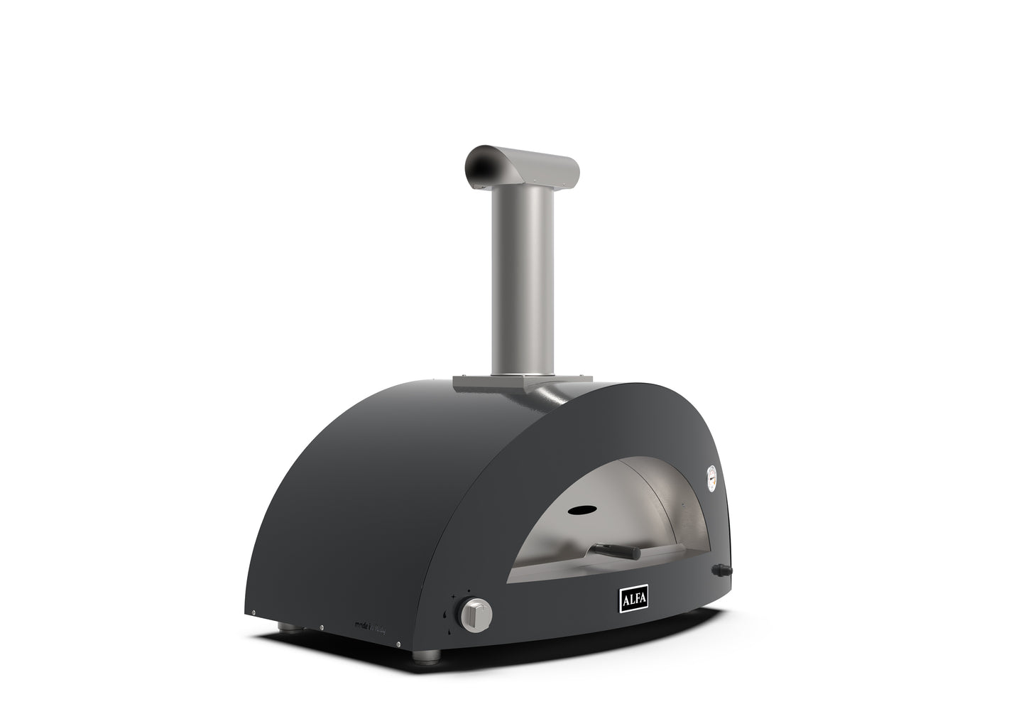 Alfa Moderno 3 Pizzas Outdoor Pizza Oven Anthracite Grey -LP