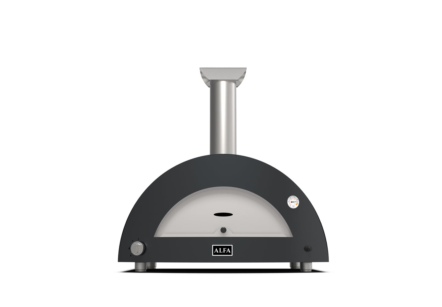 Alfa Moderno 3 Pizzas Outdoor Pizza Oven Anthracite Grey -LP