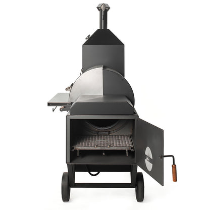 Pitts & Spitts  24 x 48 Ultimate Smoker Pit With Upright Smoker