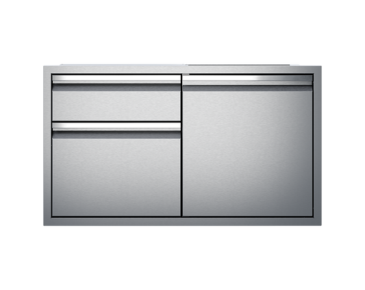 Twin Eagles 36" 2 Drawer Single Door Combo