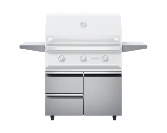 36" Twin Eagles Grill Base with Storage Drawers - Single Door