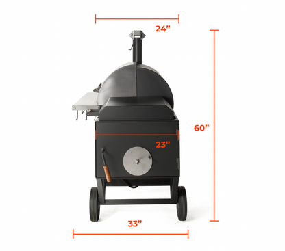 Pitts & Spitts 24 x 36 Ultimate Smoker Pit