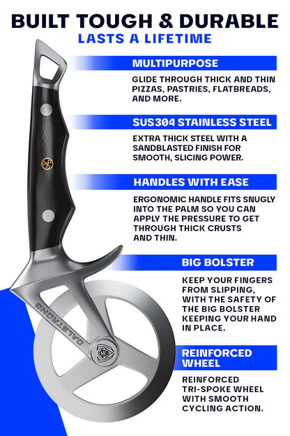 Dalstrong - Pizza Wheel & Cutter | "The Orbit Razor" | Dalstrong ©