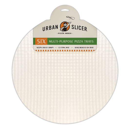 Urban Slicer Pizza Worx - 14" MULTI-USE PIZZA TRAY 6 pack