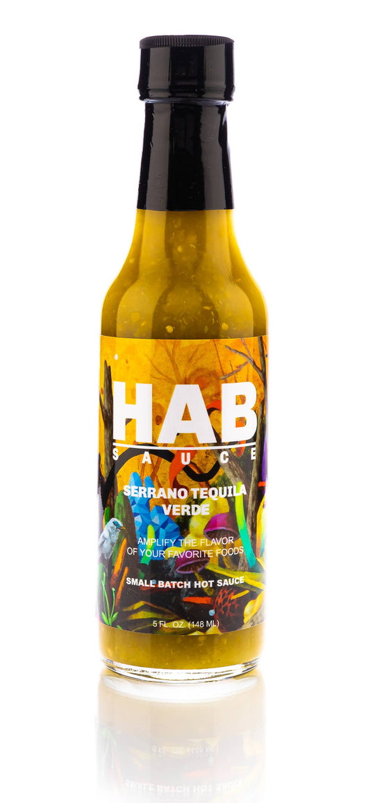 HAB Sauce - Serrano Tequila Verde HAB Sauce Hot Sauce