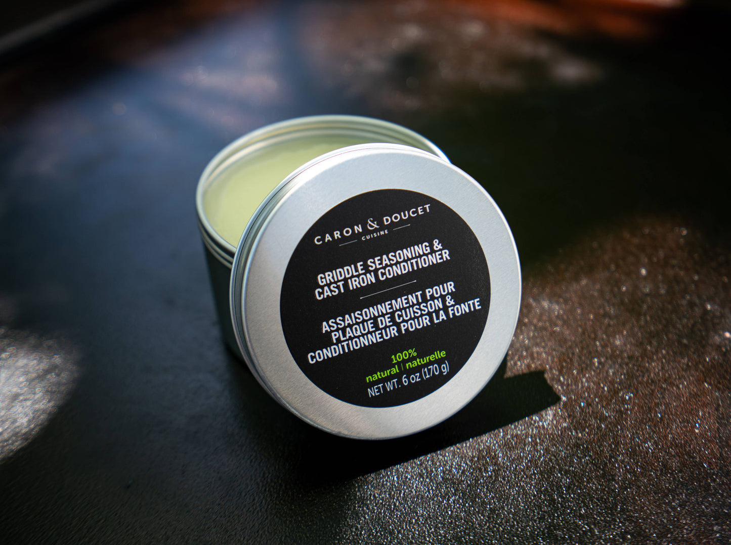 Caron & Doucet - Griddle Seasoning & Cast Iron Conditioner