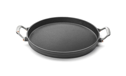 Fox Run Brands - Deep Dish Cast Iron Grill Pan For Pizza and Paella