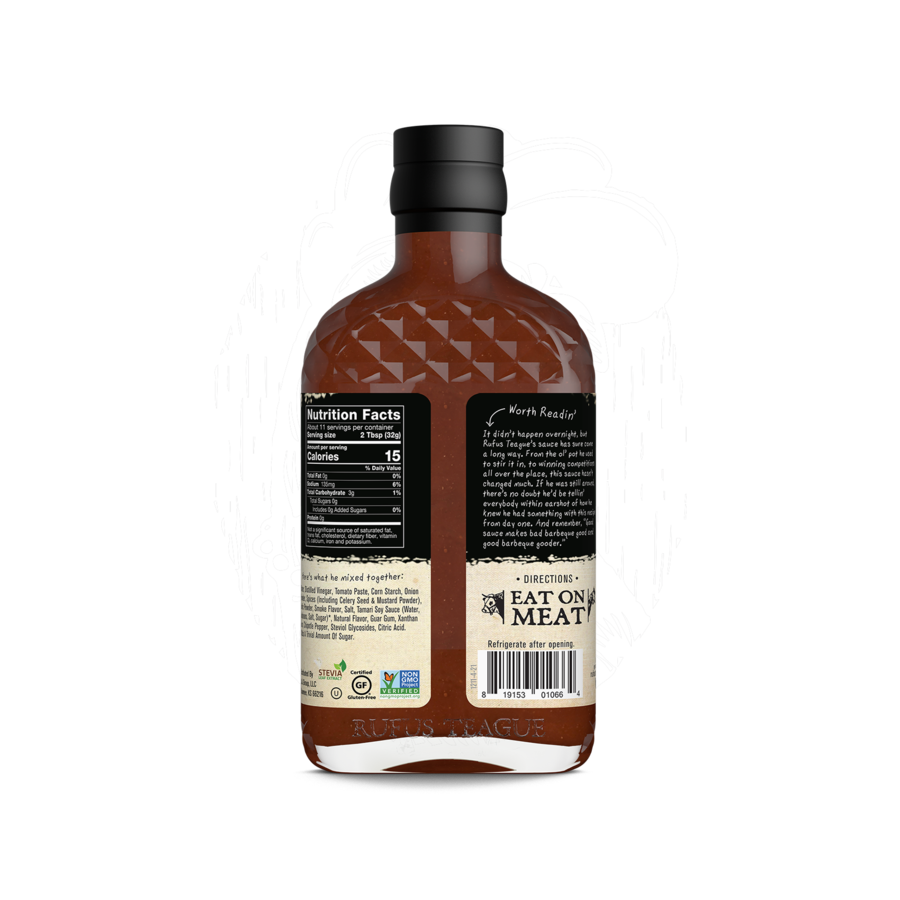 Rufus Teague - Slim N' Sweet Sugar Free BBQ Sauce