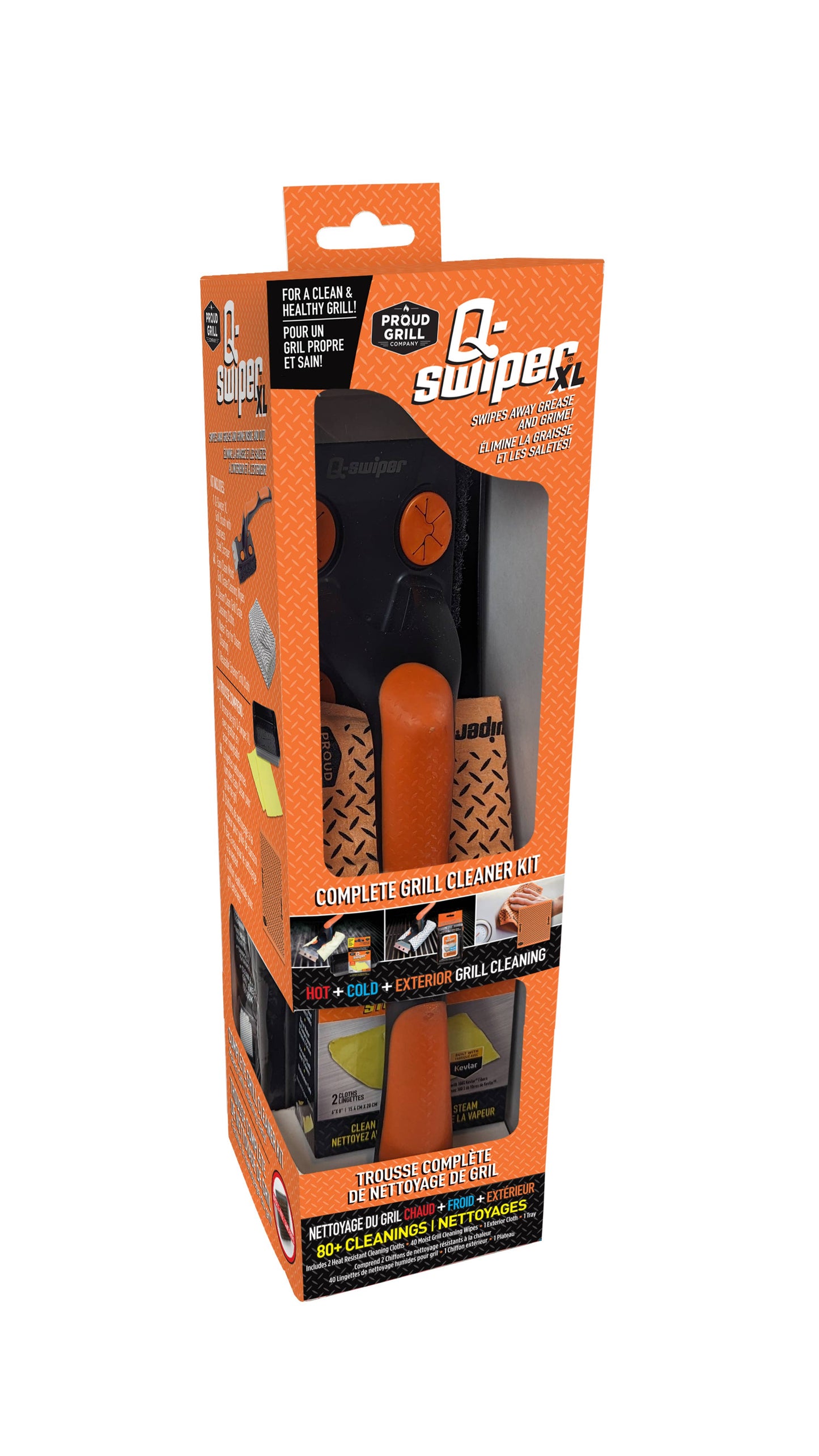 Proud Grill - Q-Swiper XL Complete Grill Cleaner Kit