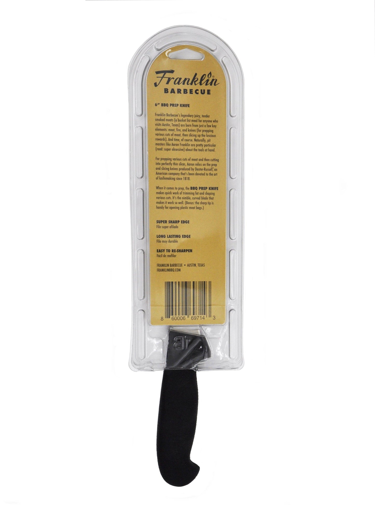 Franklin Barbecue - 6 inch Franklin Barbecue Prep Knife