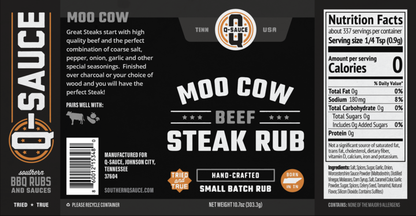 Q Sauce - Moo Cow Steak Rub