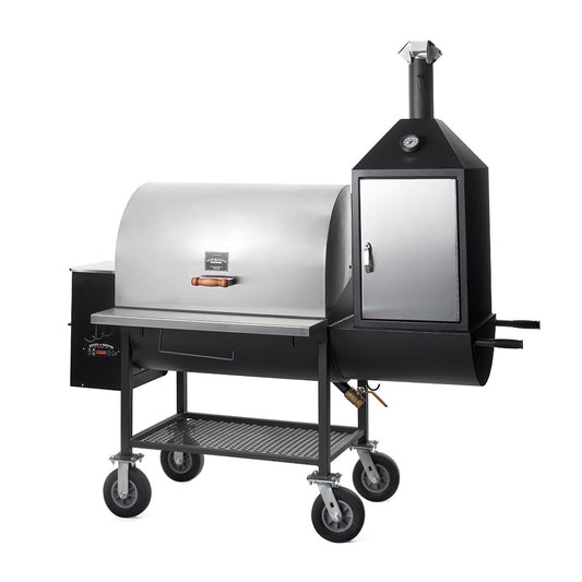 Pitts & Spitts Maverick 2000 Wood Pellet Grill w/ Upright Smoke Box