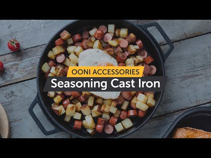 Ooni Cast Iron Skillet Pan UU-P09F00 EXTERNAL_VIDEO 1