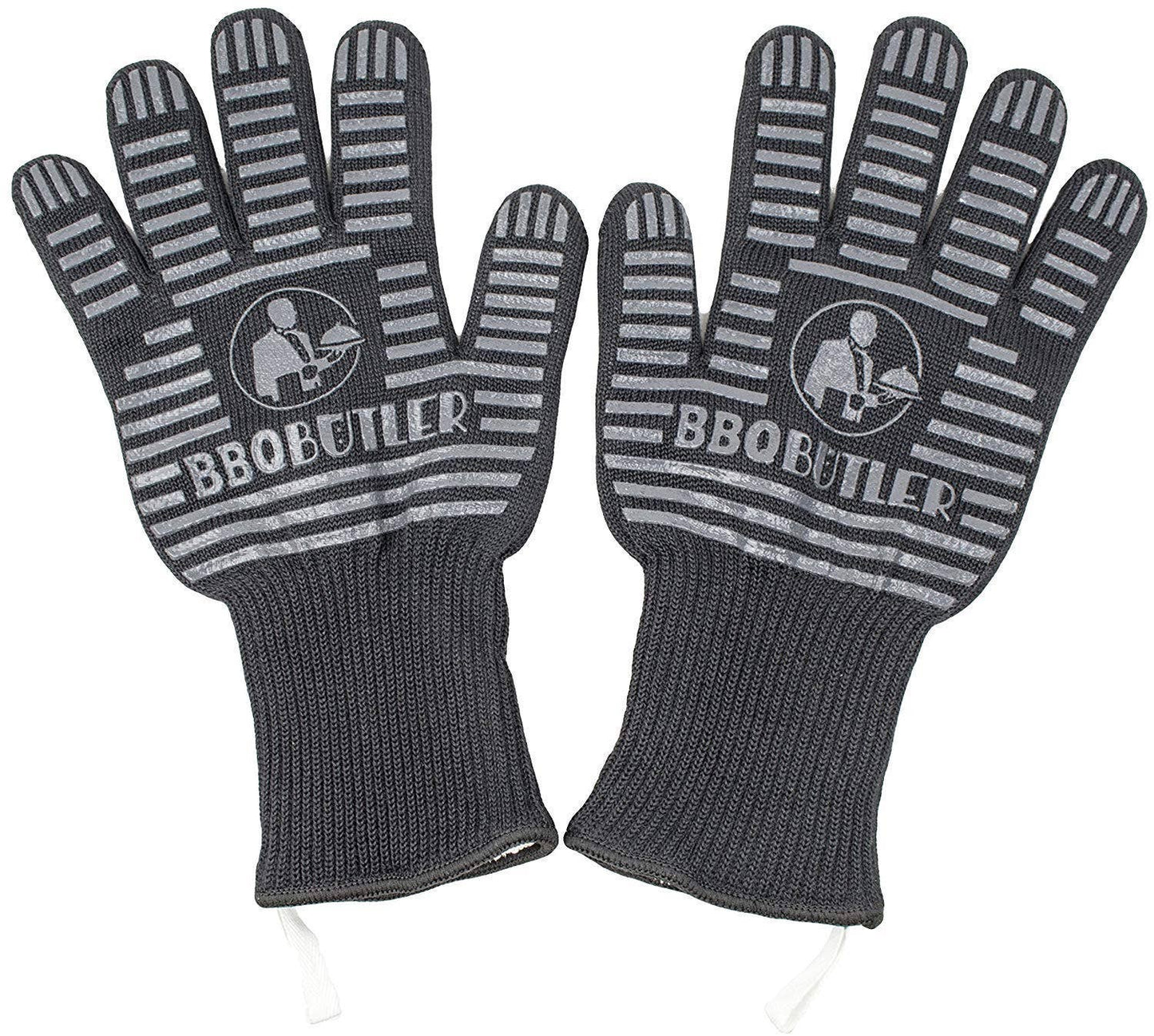 The BBQ Butler - Black Fabric Gloves - Pair