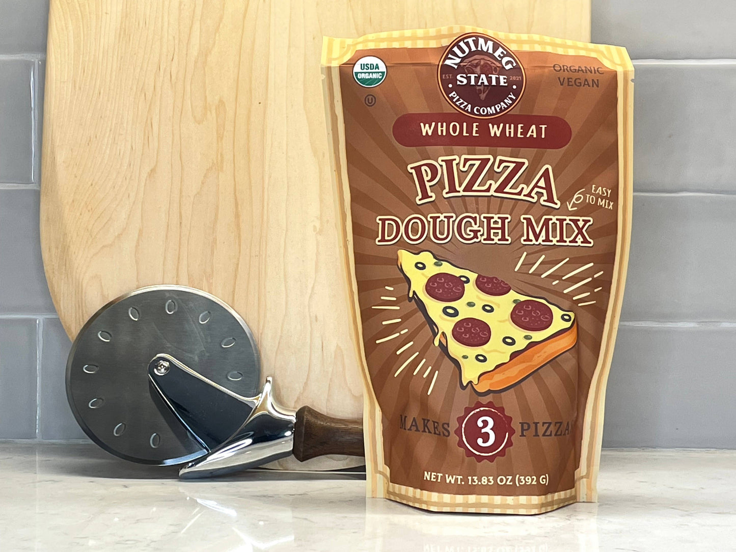 Nutmeg State Pizza Company - Organic Whole Wheat Pizza Dough Mix