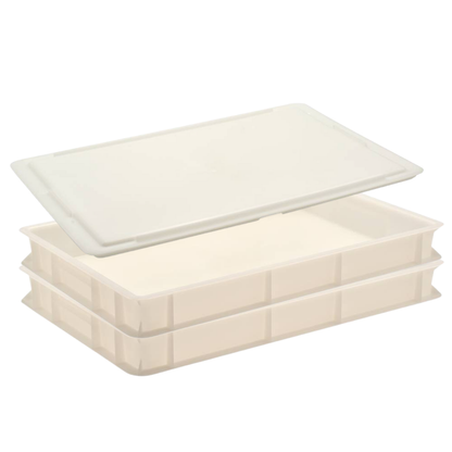 Wholesale Italian Food - Dough Proofing Box (2 Pack + 1 lid), White