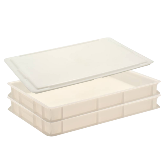 Wholesale Italian Food - Dough Proofing Box (2 Pack + 1 lid), White