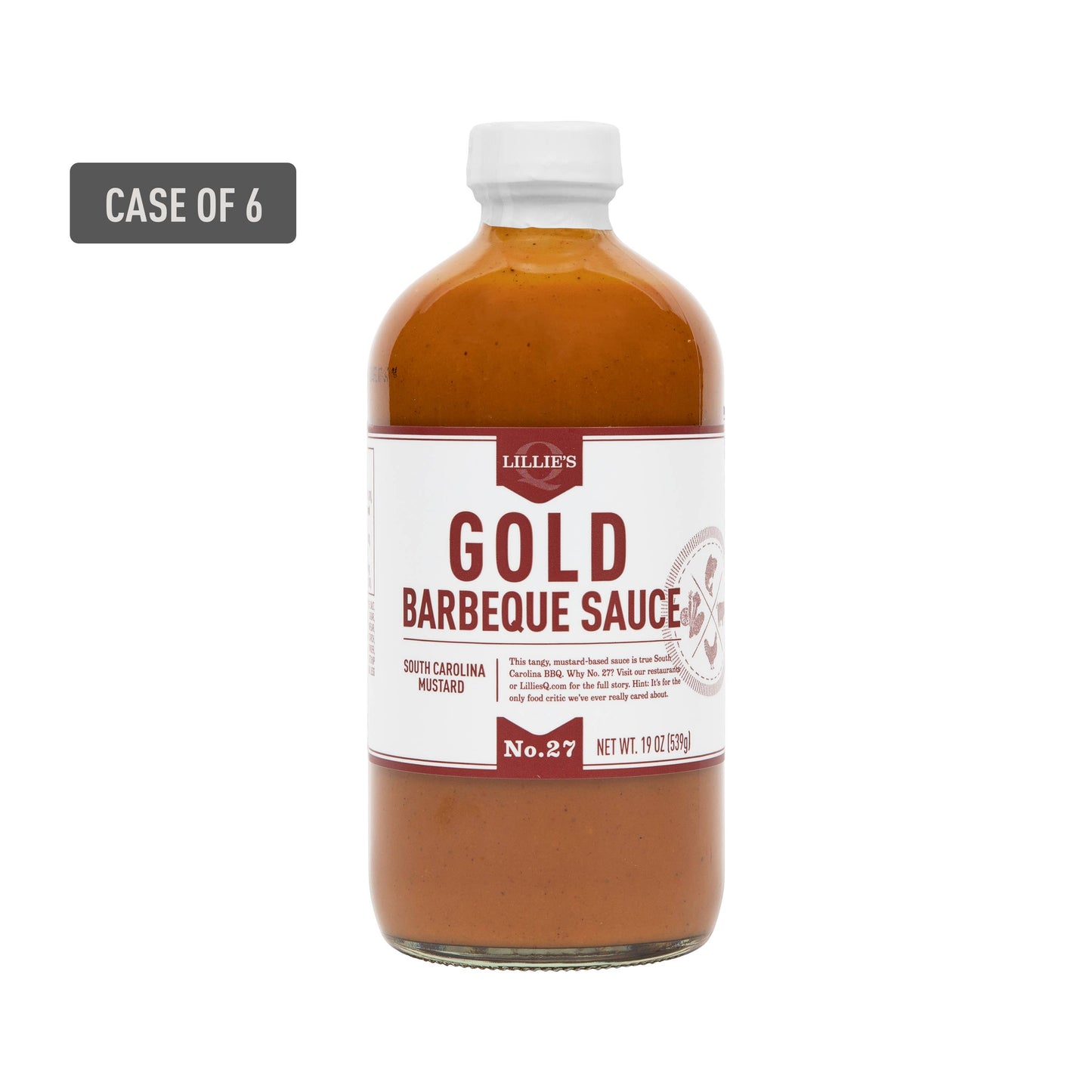 Lillie's Q - Gold Barbeque Sauce 19oz