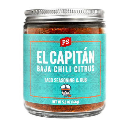 PS Seasoning - El Capitan - Baja Chili Citrus Taco Seasoning & Rub