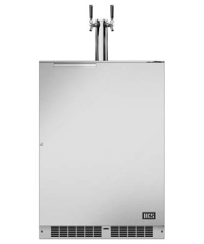 24" Keg/Beer Double Tap - Right Hinge 71515