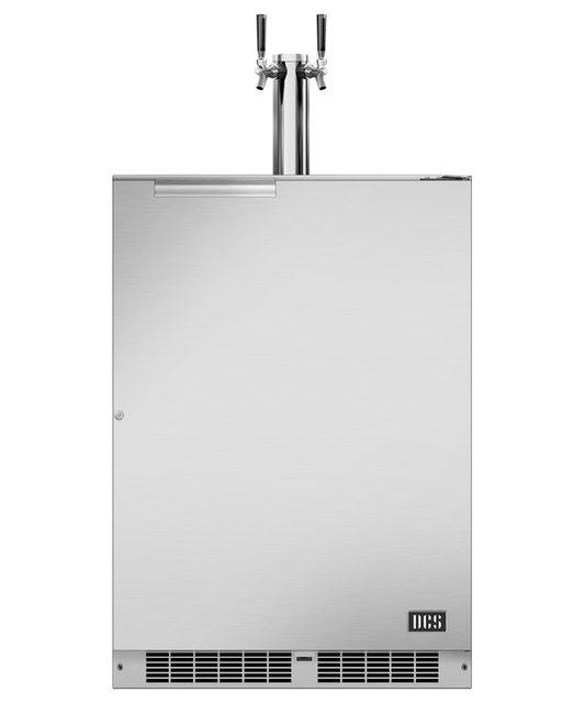 24" Keg/Beer Double Tap - Right Hinge 71515