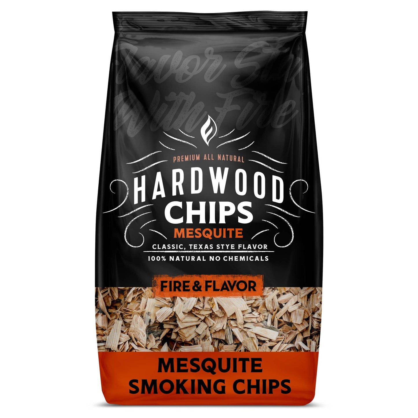 Fire & Flavor - Fire & Flavor Premium Smoking Wood Chips, 2-Lbs, Mesquite