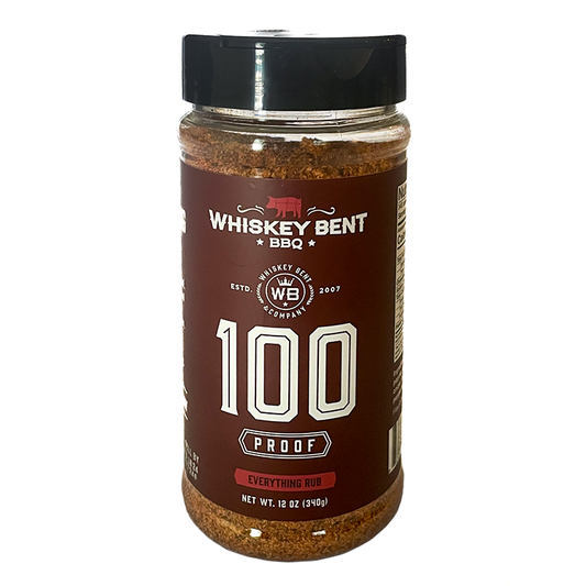 Whiskey Bent BBQ - 100 Proof - All Purpose Rub